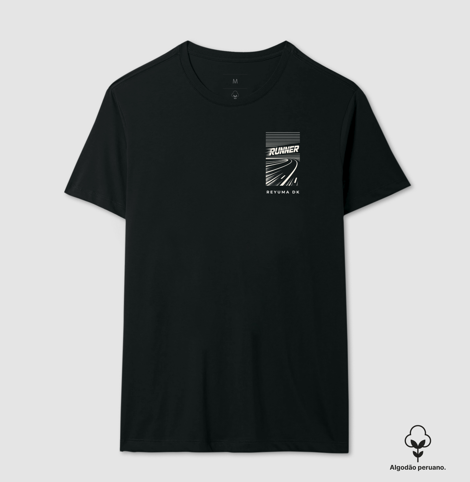 Camiseta Masculina, Feminina, Babylook e Unissex de Algodão Peruano Corrida "Runner"  - Imagem 5