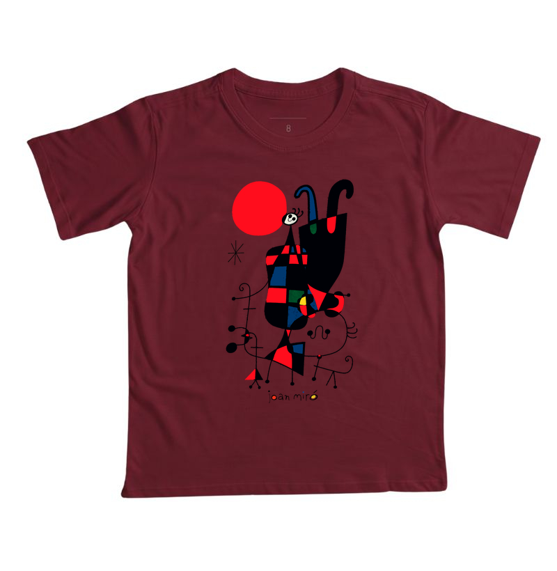 Camiseta Infantil Miro Figuras e Cachorro no Sol  - Imagem 5
