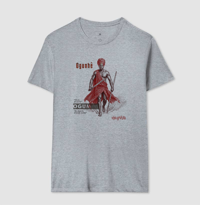 camiseta OGUM iorubá masculina - Imagem 6