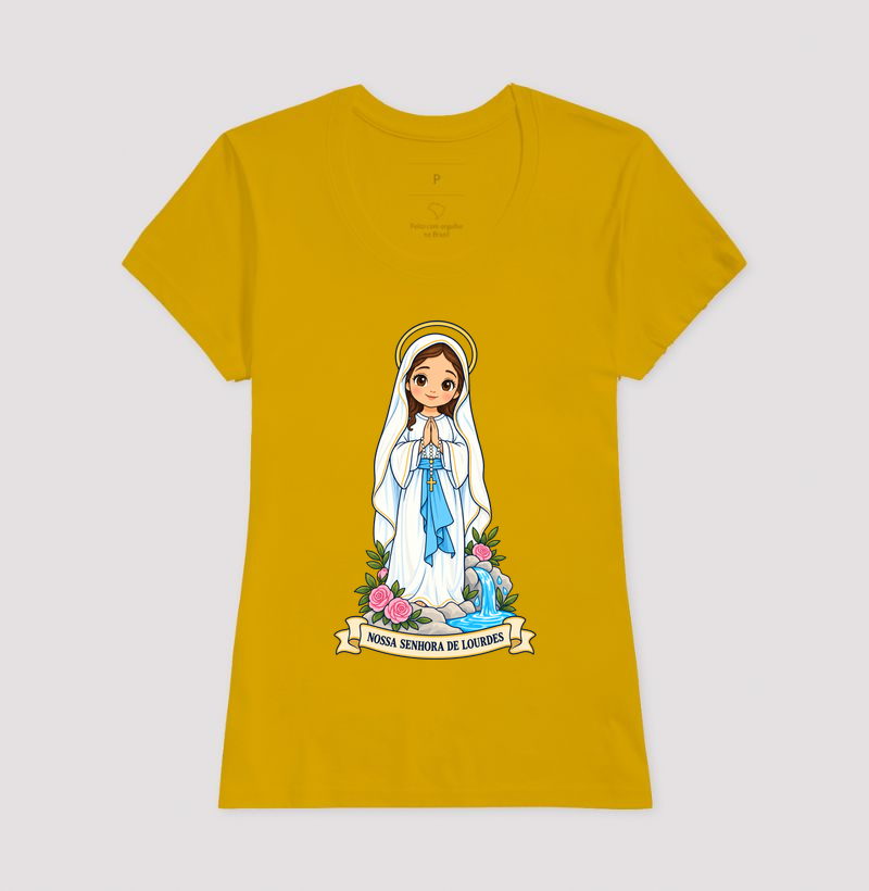 Nossa Senhora de Lourdes estilo chibi - Imagem 13