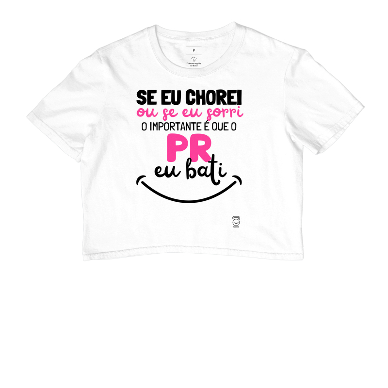 O importante é que o PR eu bati 