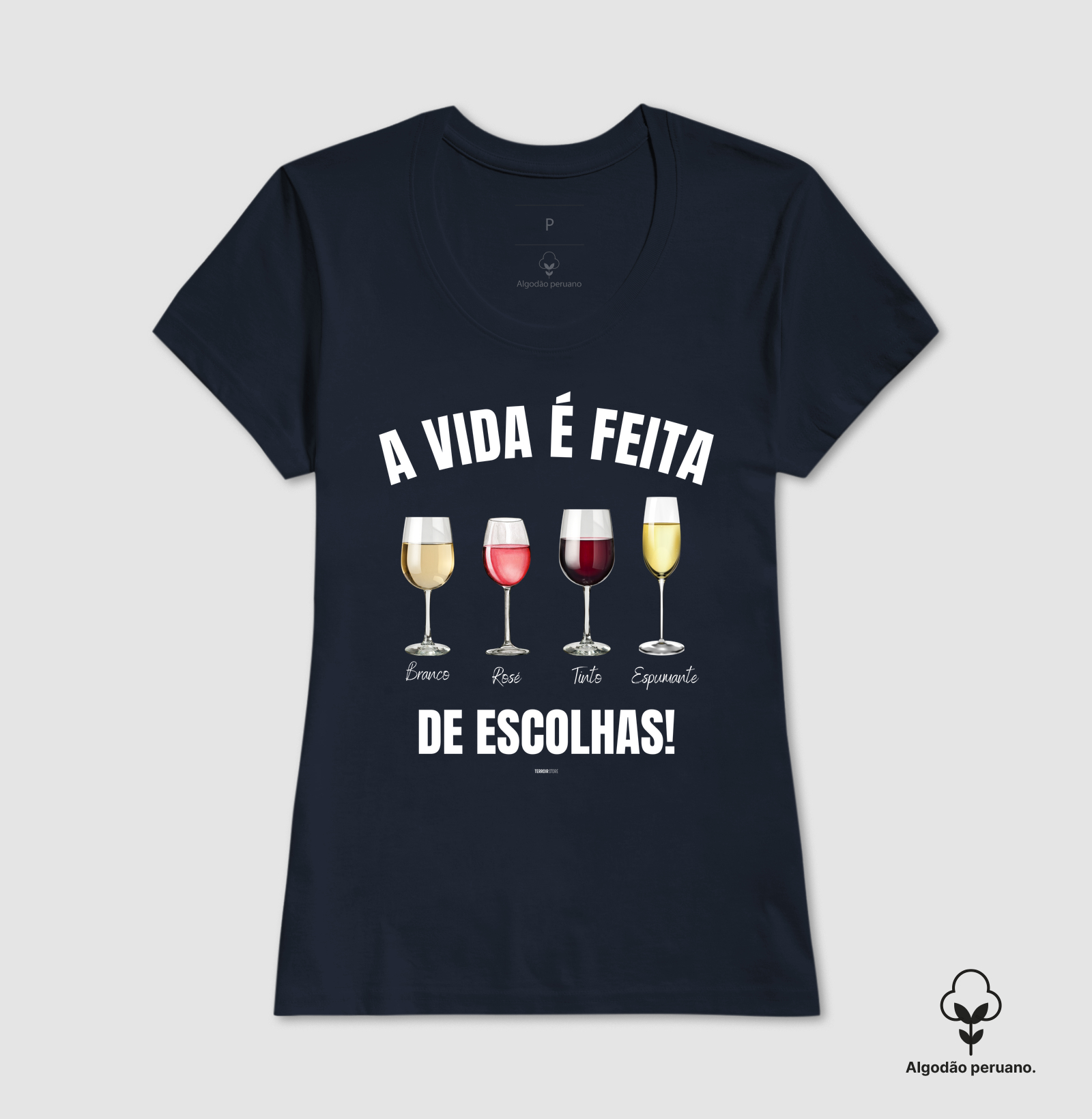 Camiseta Vinho - A Vida é feita de escolhas 2 - Imagem 8