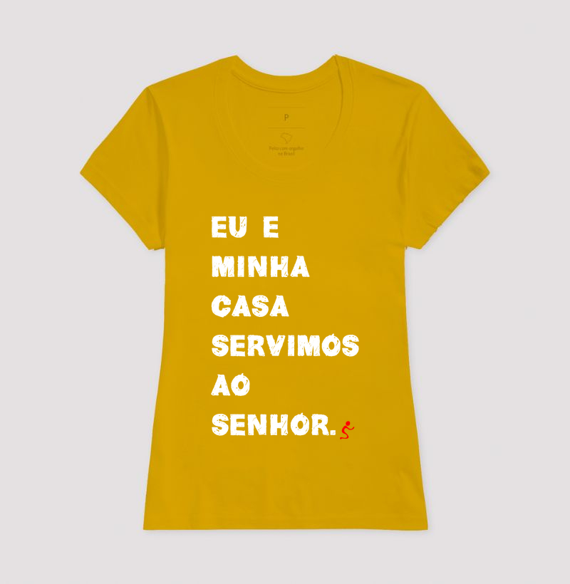 Camiseta Cristã Eu e Minha Casa Serviremos ao Senhor - Imagem 15