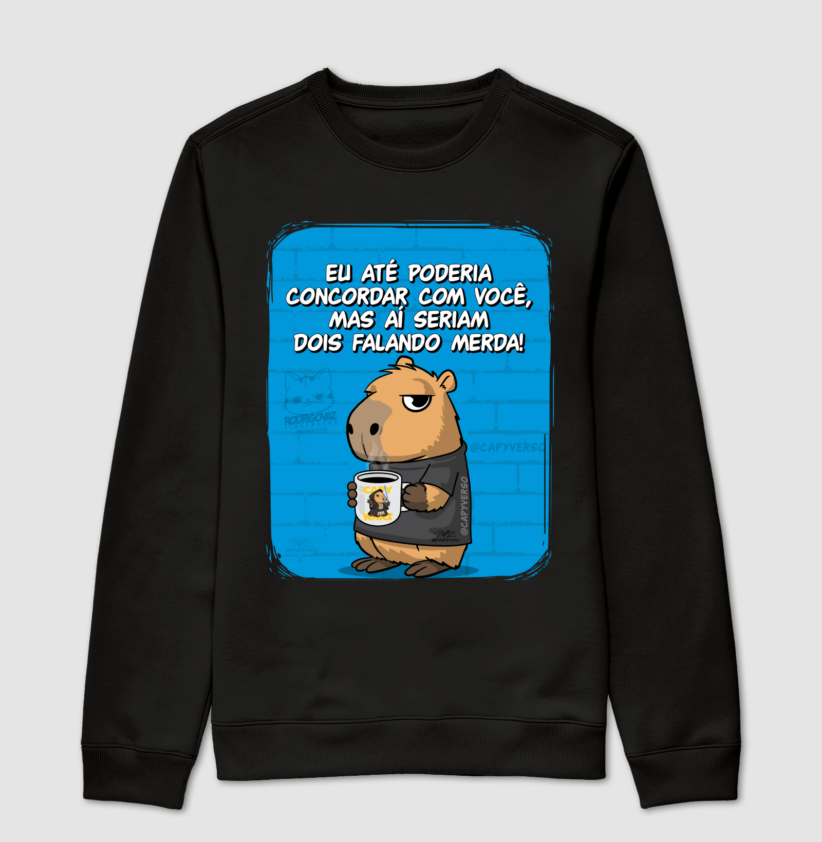 Camiseta Capivara Falando Merda - Imagem 4