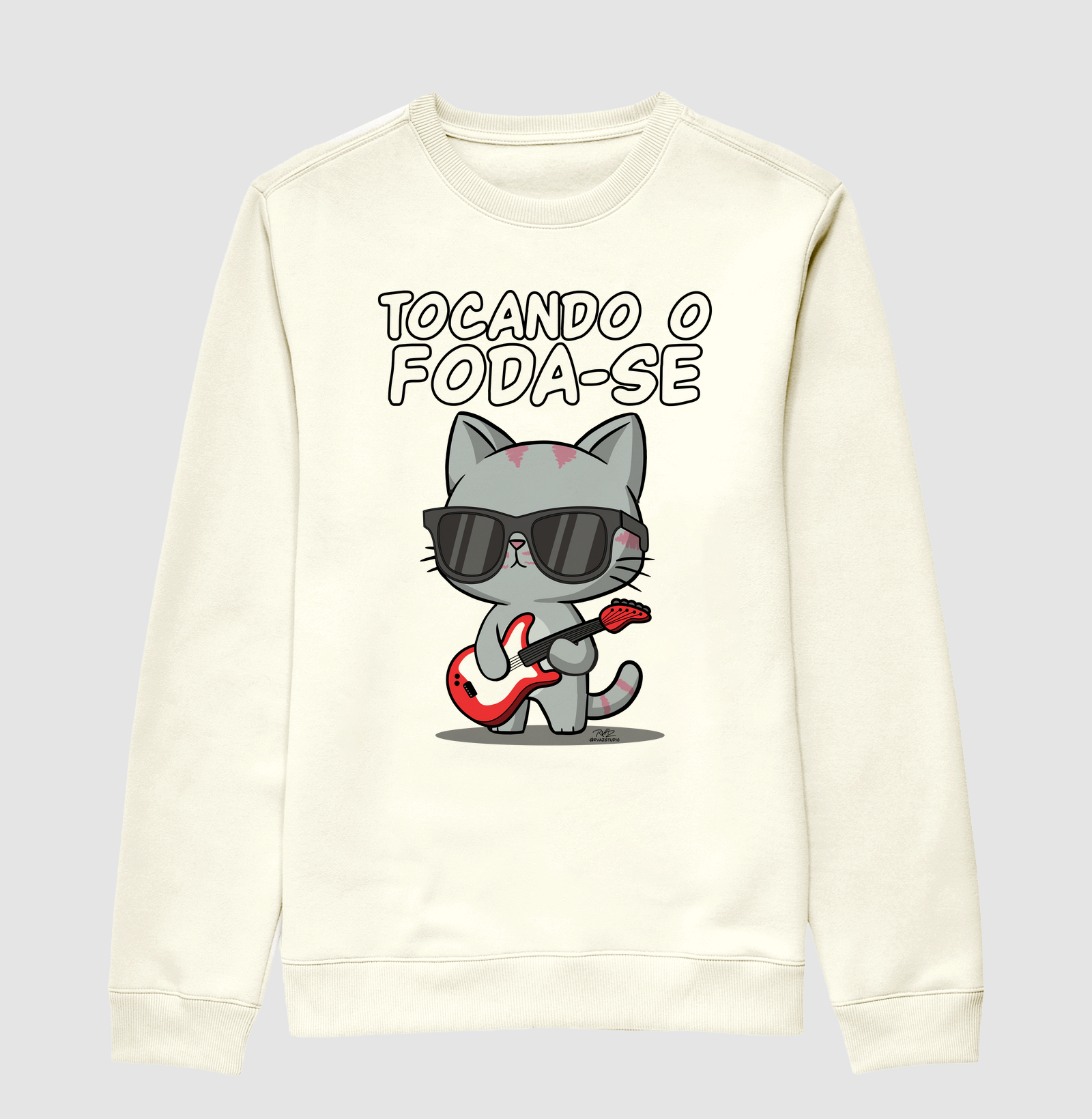 Camiseta Gato Sincero Tocando - Imagem 2