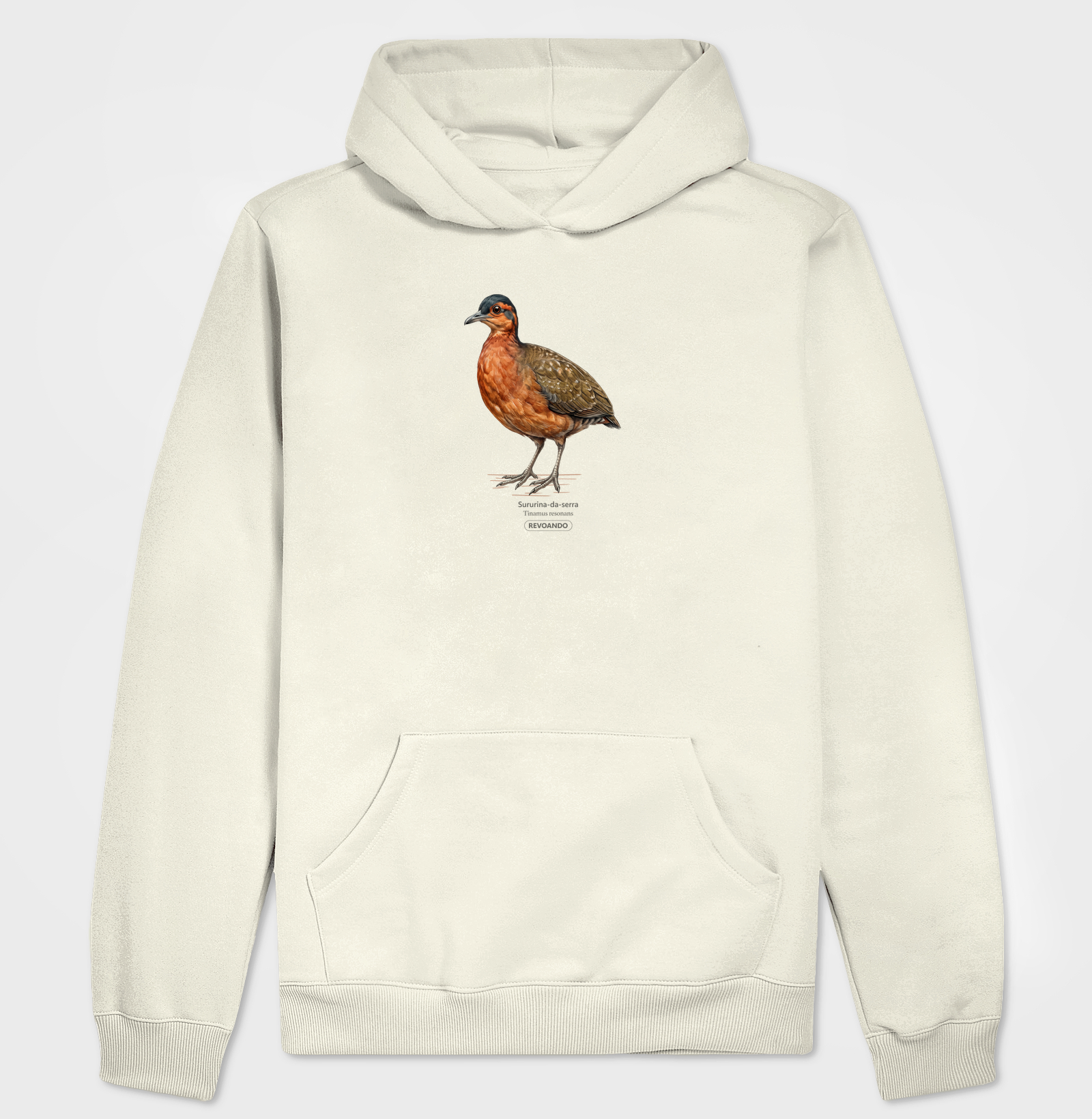 Traços Alados - Sururina-da-serra - Moletom Hoodie - Imagem 5