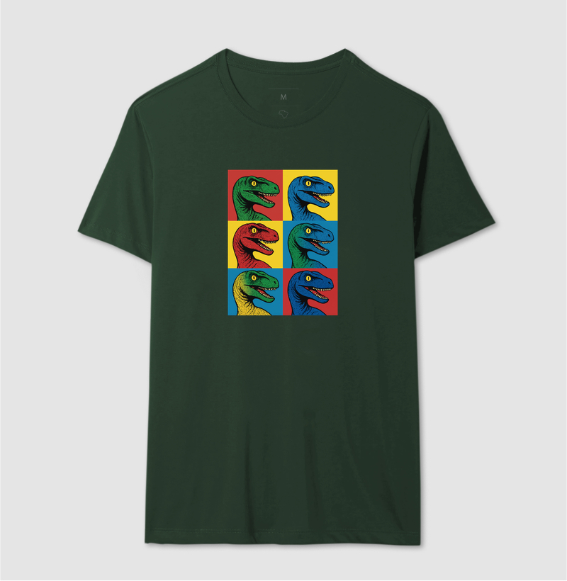 Camiseta Dino Pop Velociraptor - Imagem 14