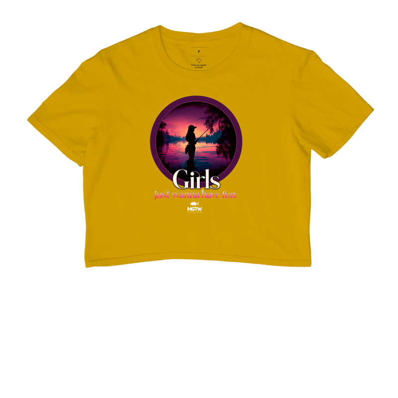 CROPPED GIRLS JUST WANNA HAVE FUN - Imagem 6
