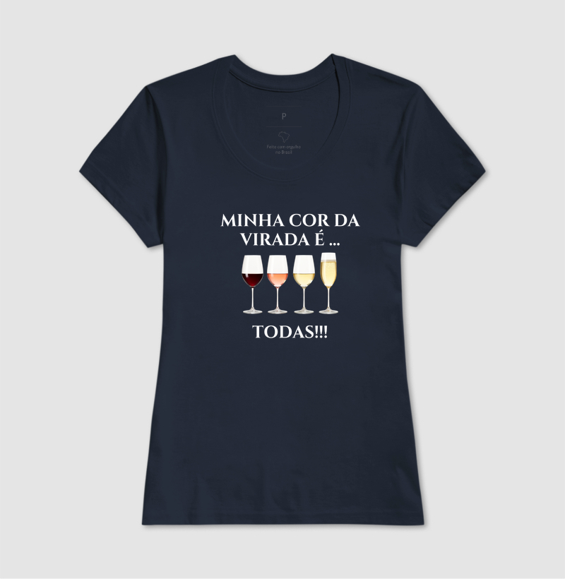  Camiseta Minha Cor da Virada É - Imagem 7
