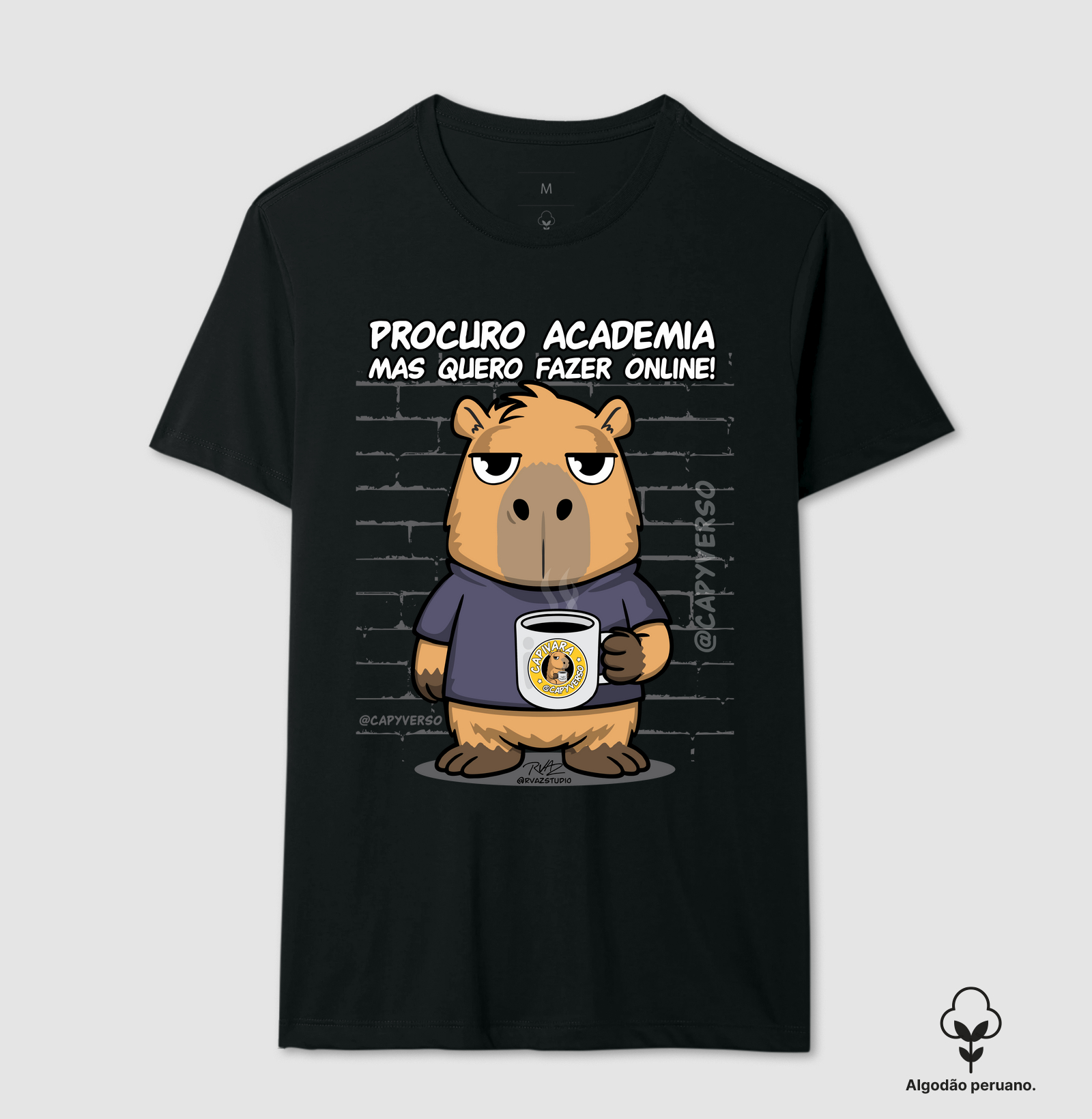 Camiseta Capivara Academia Online - Imagem 2