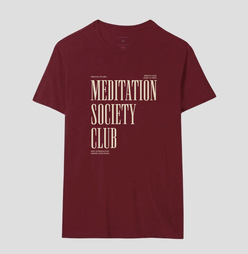 Camiseta - Meditation Society Club - Imagem 20