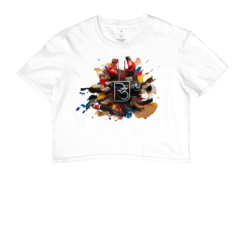 Camiseta Cropped R3 – Street Art - Imagem 3