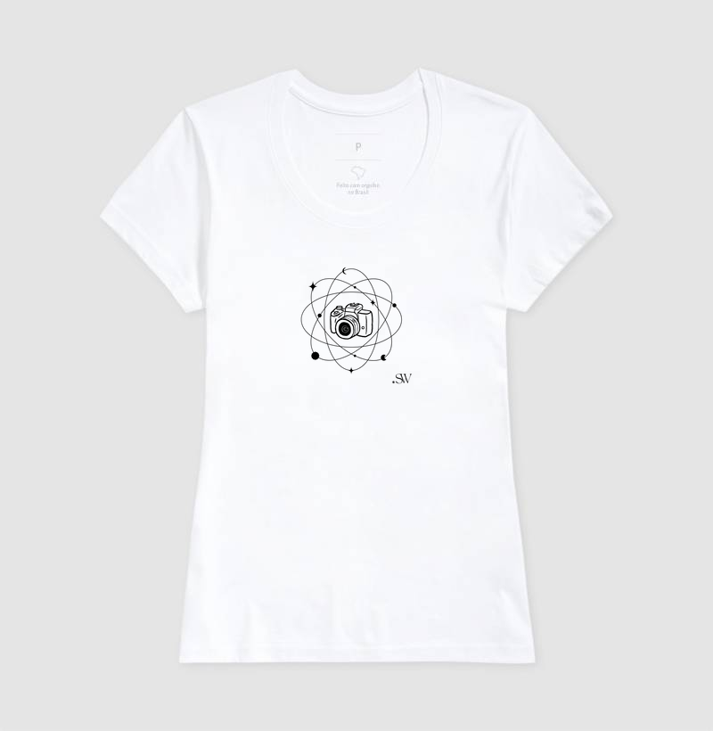 T-shirt | Shutter 10 Fotografia | Universo Fotográfico | Algodão Premium - Imagem 8