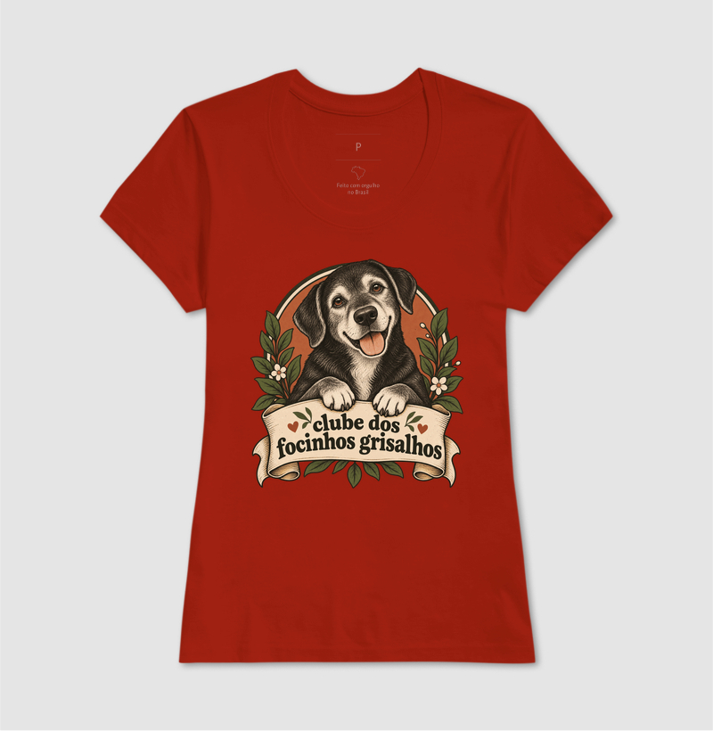 Camiseta Cachorro Idoso "clube dos focinhos grisalhos" | Pelo & Pano - Imagem 11