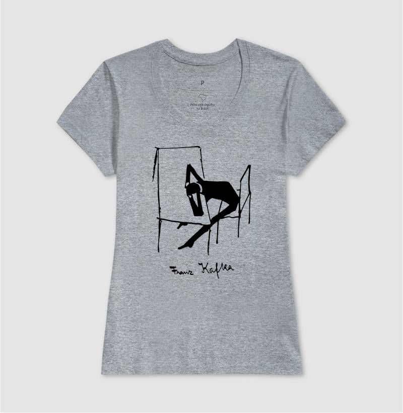 Camiseta Minimalista Escritor Franz Kafka - Imagem 5