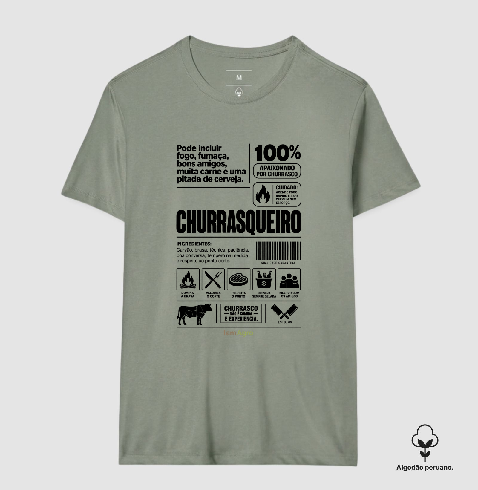 Churrasqueiro | I Am Agro | Algodão Peruano - Imagem 6