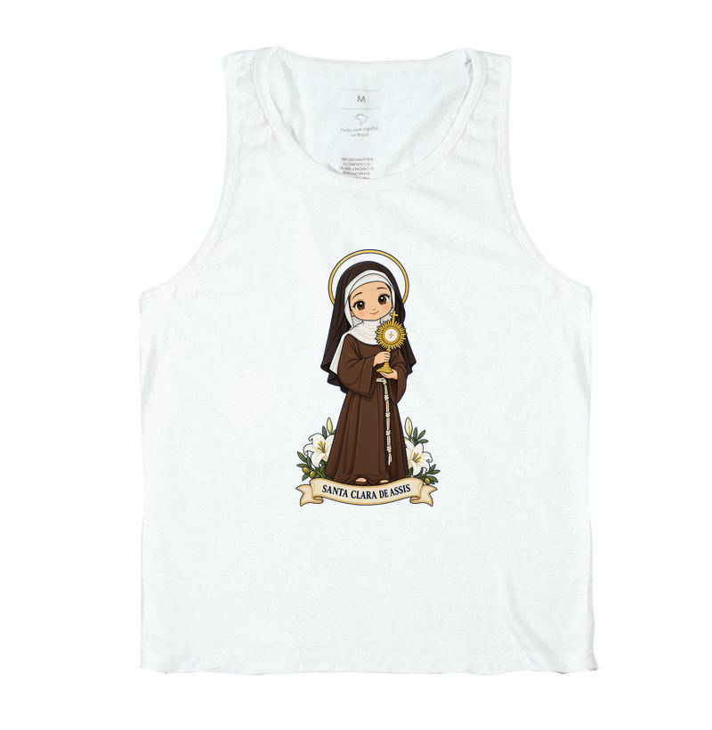 Santa Clara de Assis estilo chibi - Imagem 2
