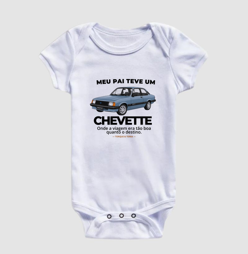 Meu pai teve uma - Chevette azul claro metálico - Imagem 3