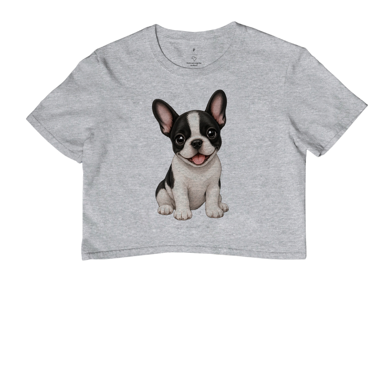 Bulldog (Buldogue) Francês Preto e Branco - Desenho Animado - Imagem 6