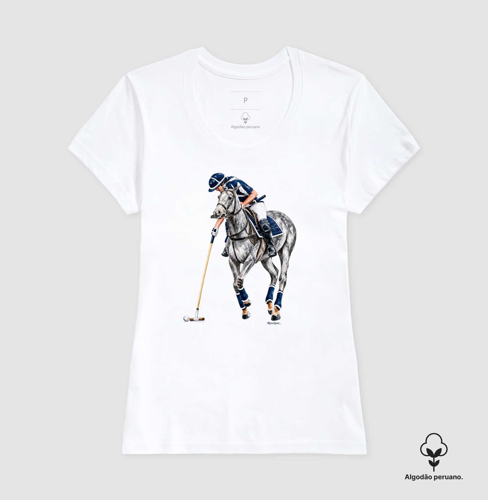 Polo - Blue&White (Tordilho) - Imagem 6