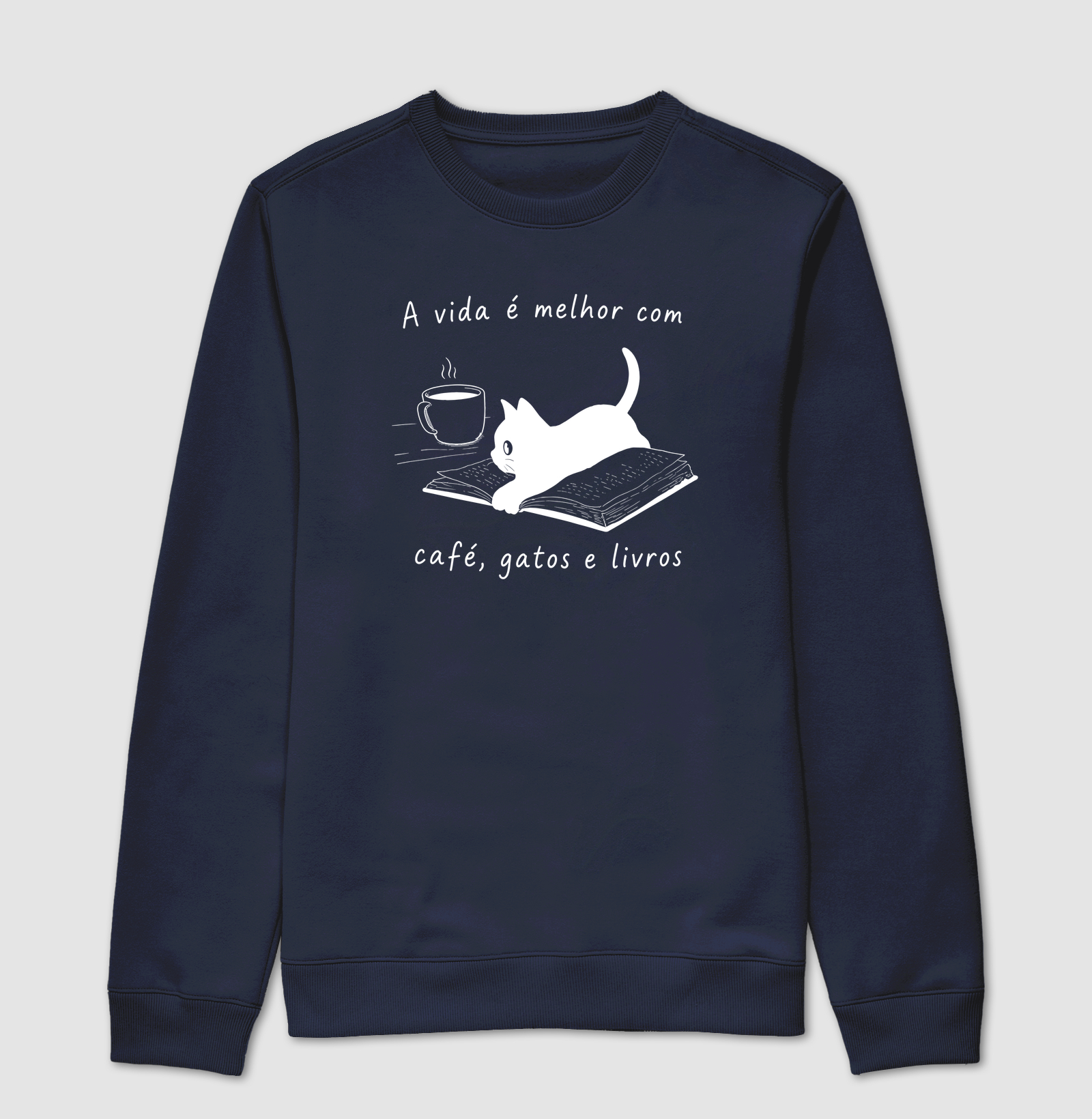 A Vida é Melhor com Café, Gatos e Livros - Imagem 5