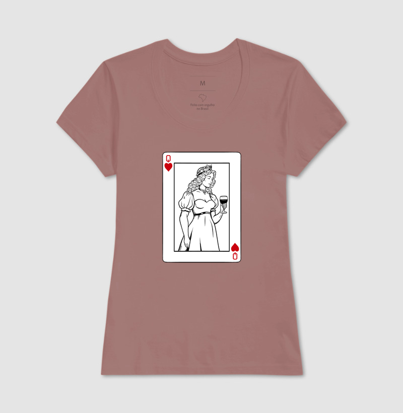 Camiseta Vinho - Rainha de Copas - Imagem 15