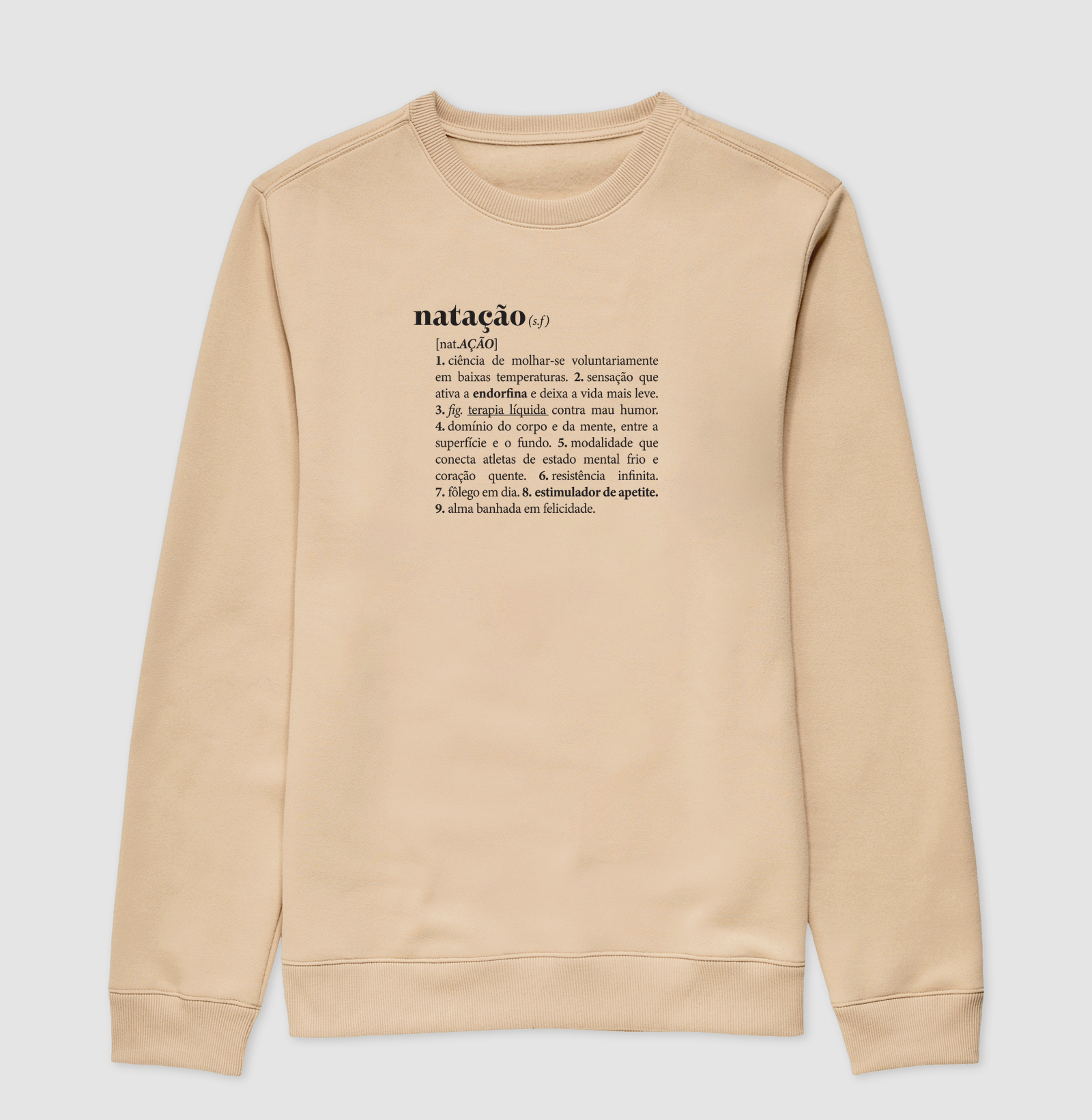 Suéter Moletom Natação - Dicionário - Imagem 5