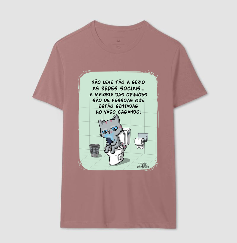 Camiseta Gato Sincero no Vaso - Imagem 16