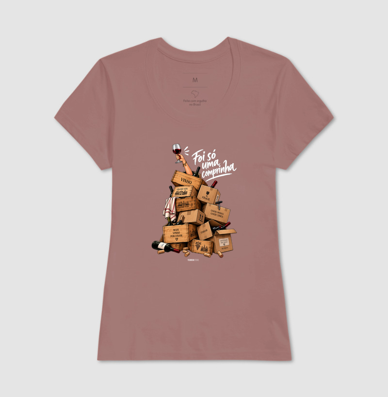Camiseta “Mais Vinho Por Favor” – Wine Lifestyle Premium - Imagem 15