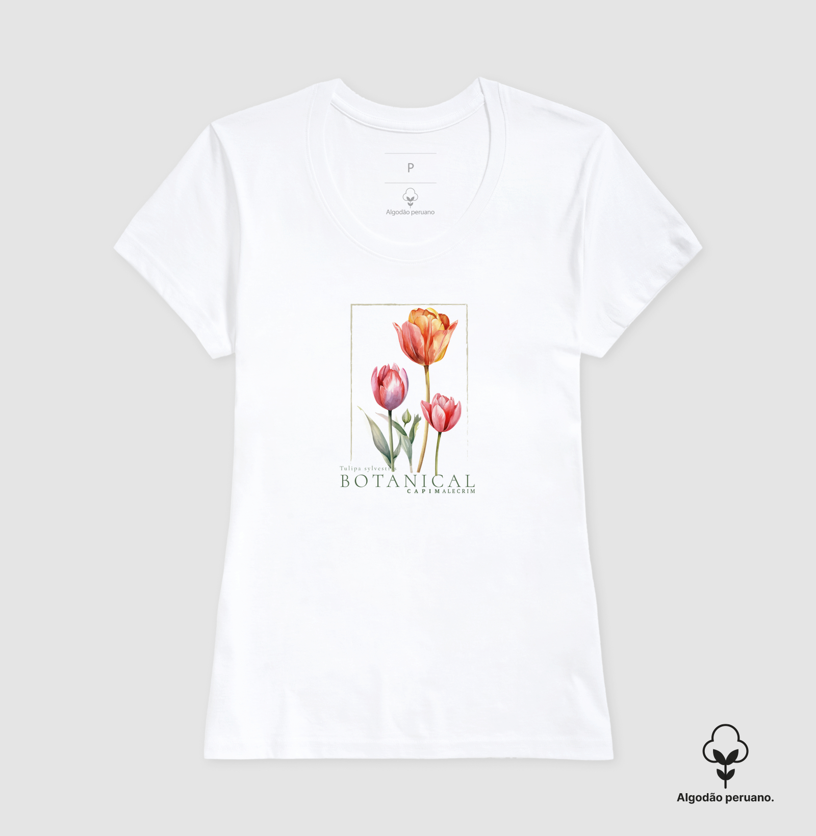 T-shirt Botanical Tulipas - Imagem 2