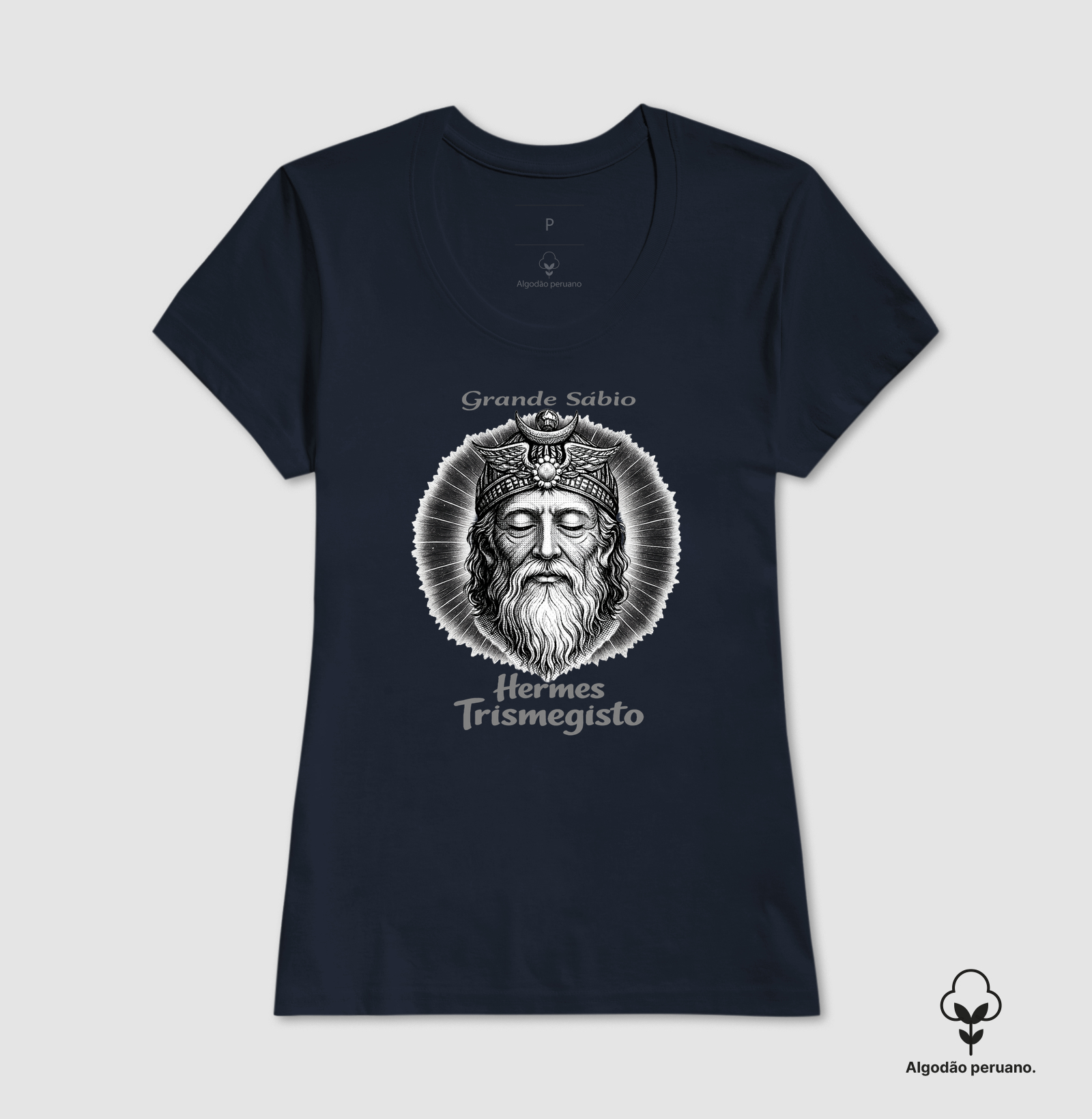 Hermes Trismegisto • Grande Sábio (algodão peruano) - Imagem 7