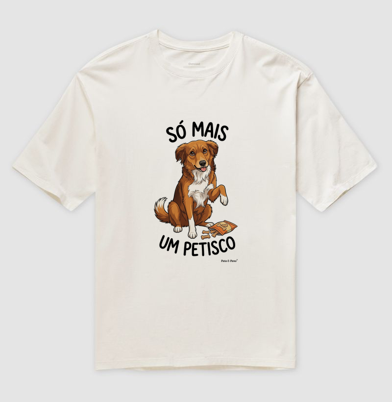 CAMISETA OVERSIZED NOSSO MASCOTE PETISCO - Imagem 4