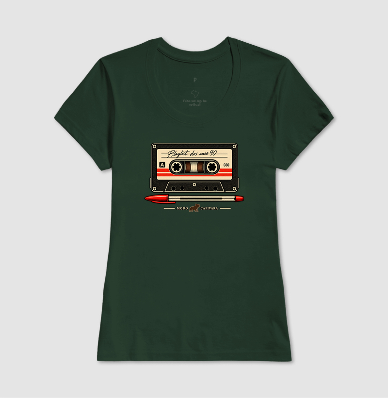 FITA CASSETE E CANETA  - Modo capivara - Camisetas - Imagem 15