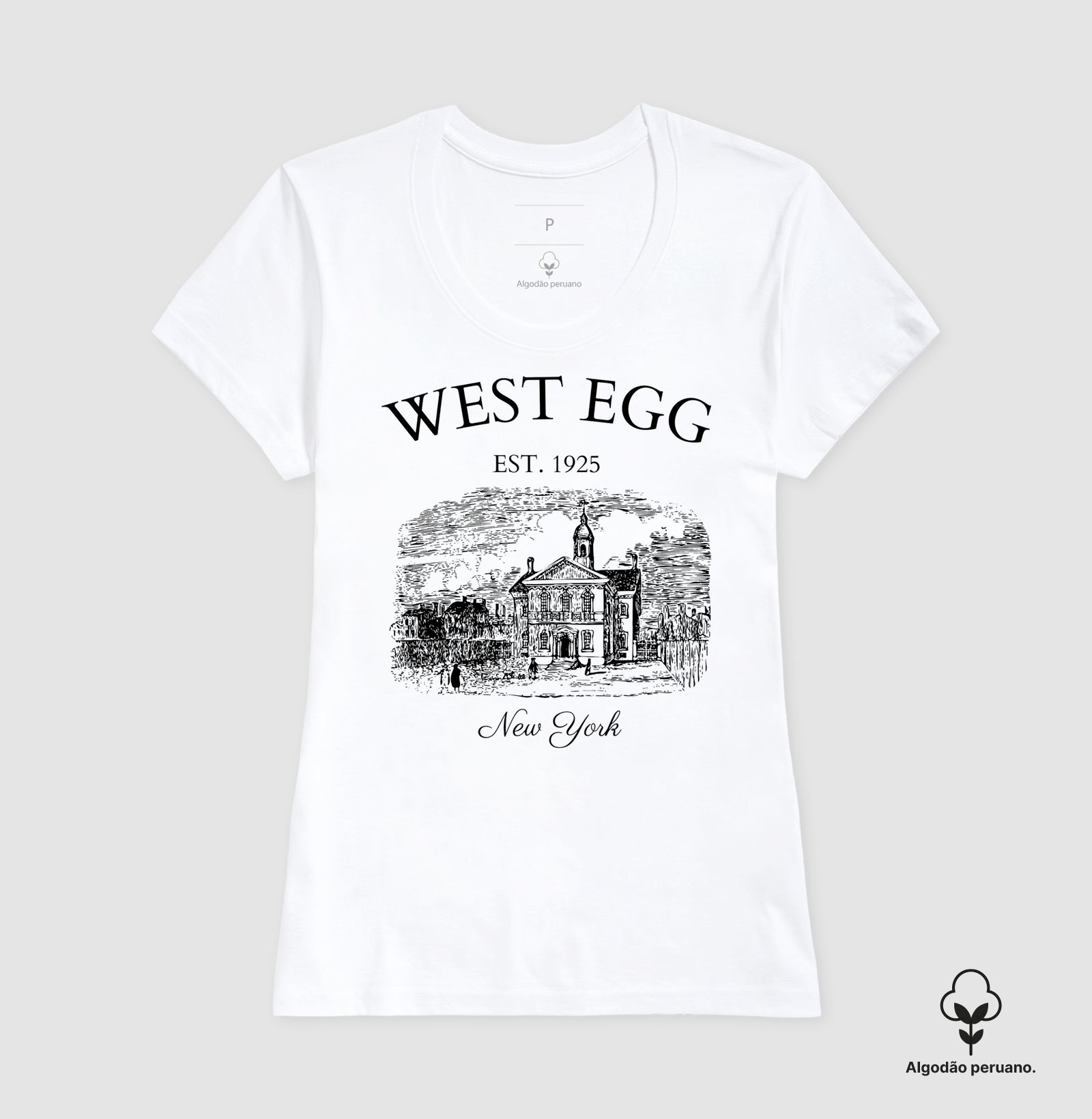 Camiseta O Grande Gatsby – West Egg | F. Scott Fitzgerald - Imagem 4