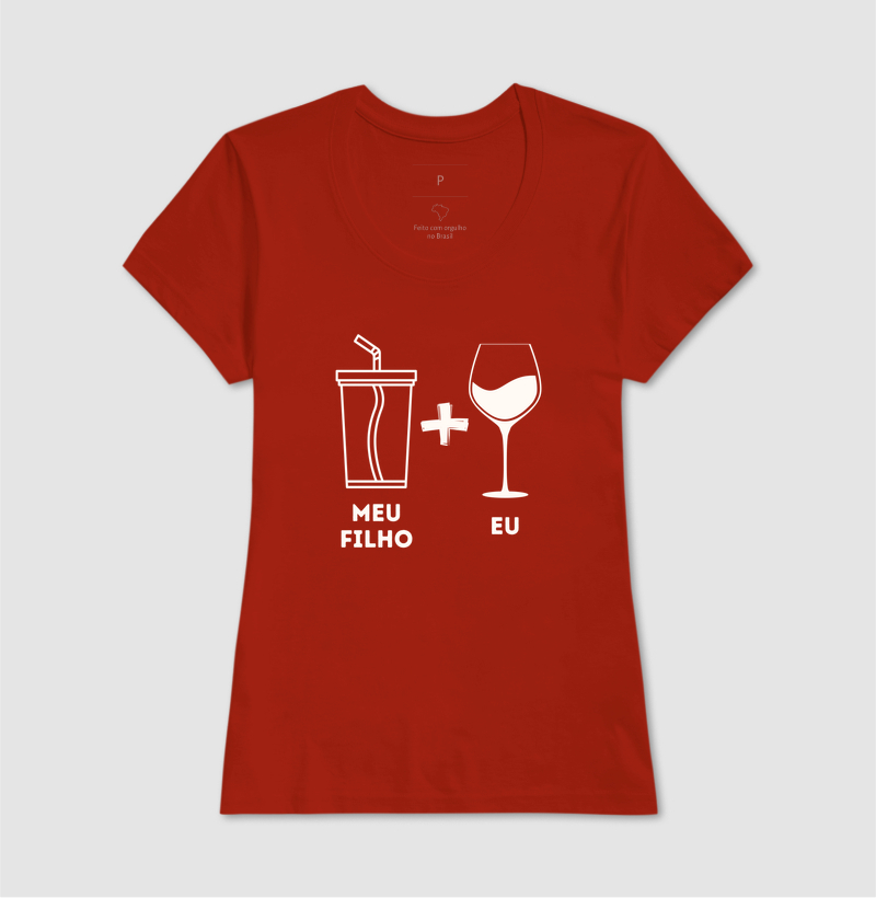 Camiseta Vinho - Meu Filho e Eu - Imagem 12