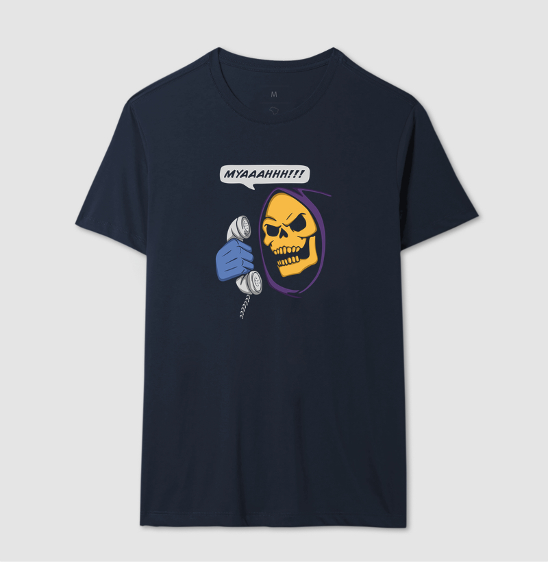 Camiseta Myah Phone Skeletor - Imagem 4