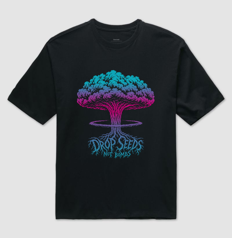 Drop Seeds Not Bombs: Psi | Oversized  - Imagem 3