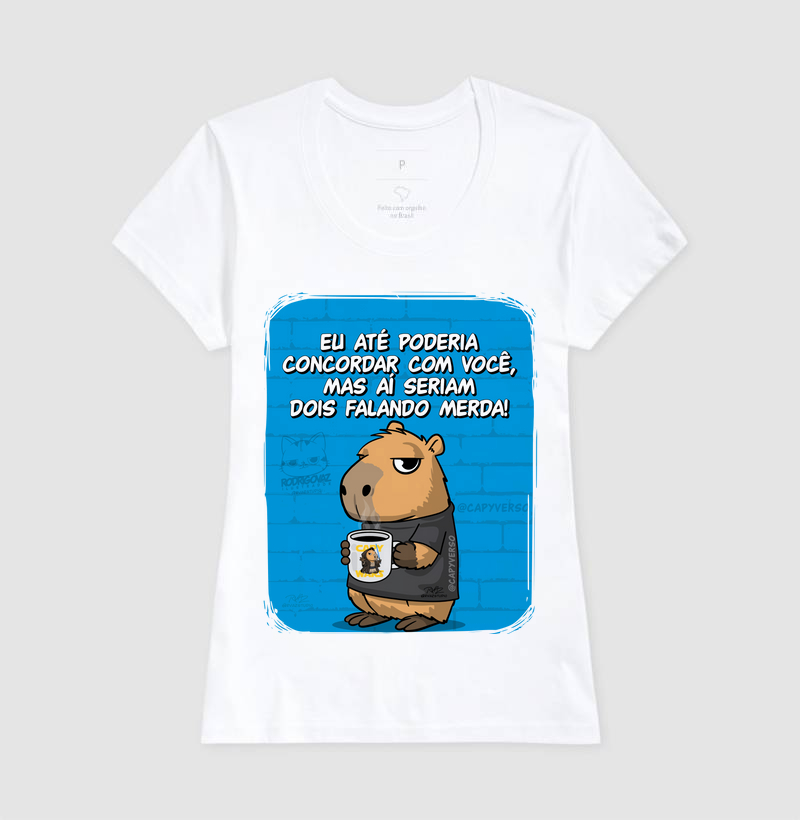 Camiseta Capivara Falando Merda - Imagem 5