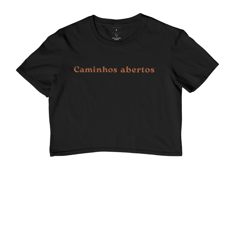 Camiseta 100% Algodão "Caminhos Abertos" – Estilo Minimalista com Significado - Imagem 2