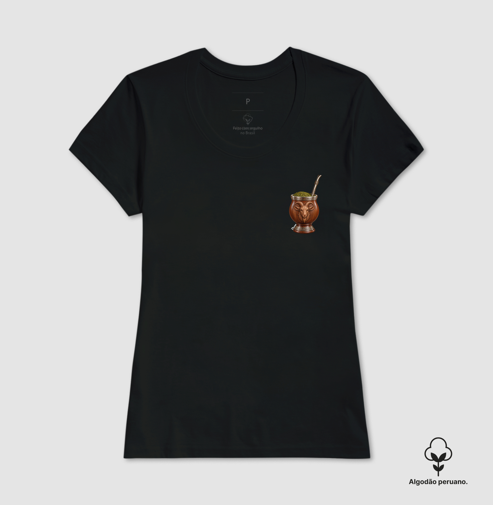 Camiseta Peruano Cuia (masculina e feminina) - Imagem 4