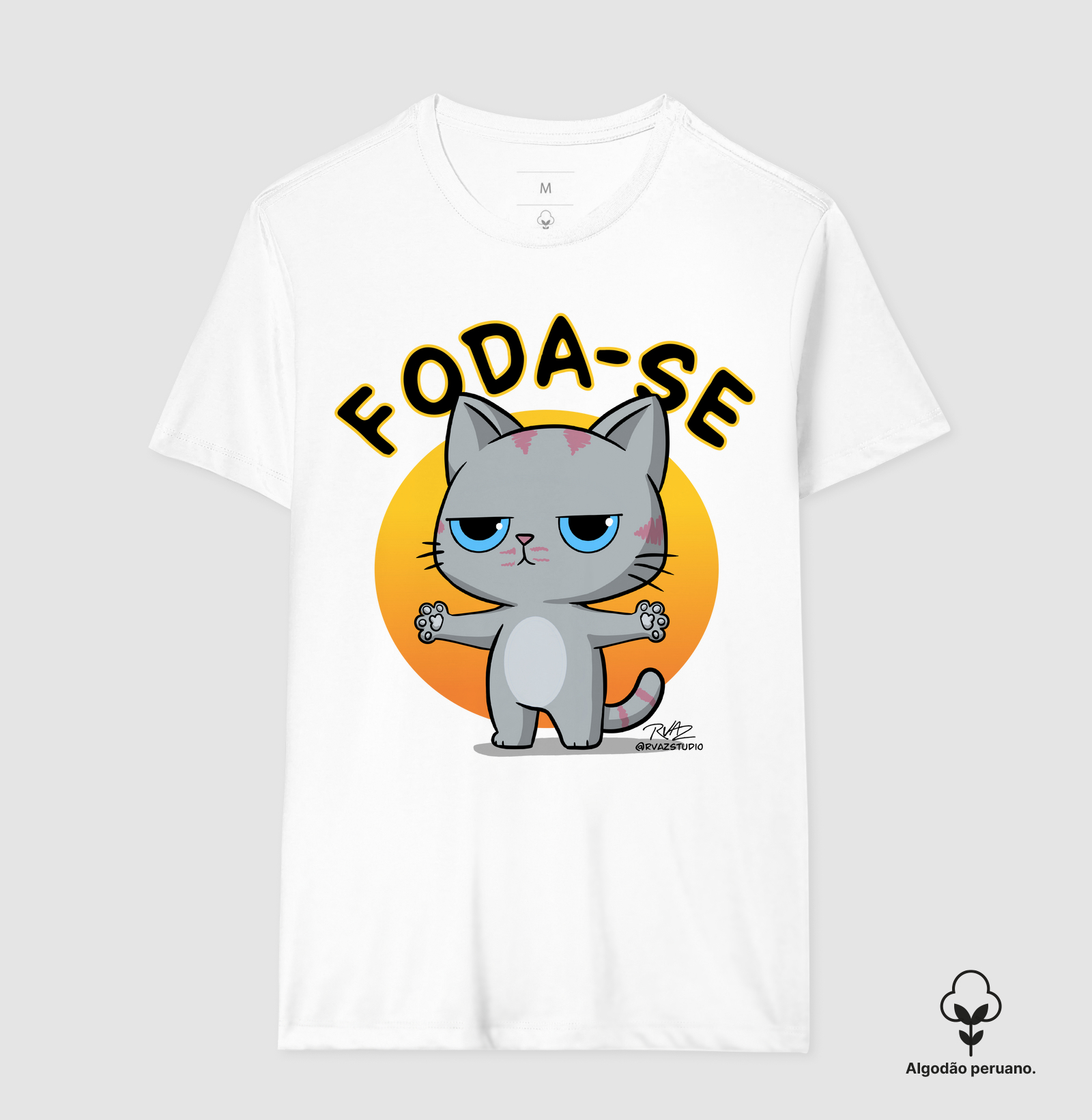 Camiseta Gato Sincero F... - Imagem 6