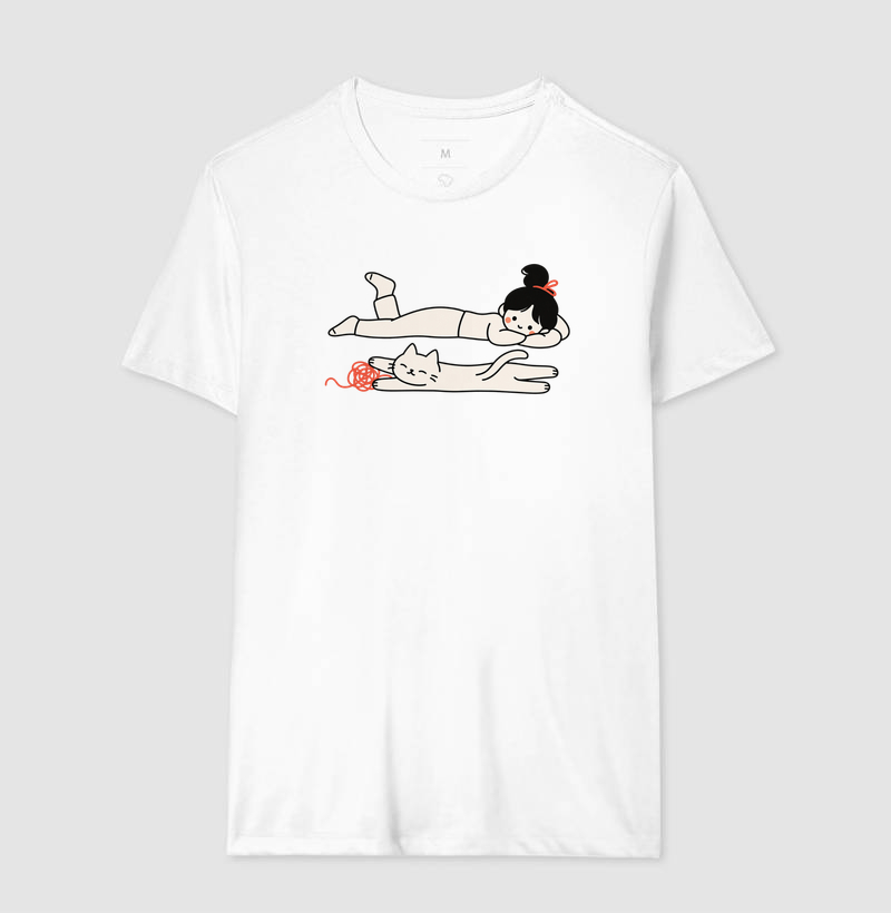 Camiseta Preguiça de Gato - Imagem 4