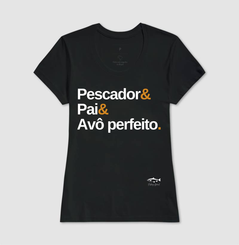 PESCADOR E PAI E AVÔ PERFEITO ( Algodão peruano) - Imagem 3
