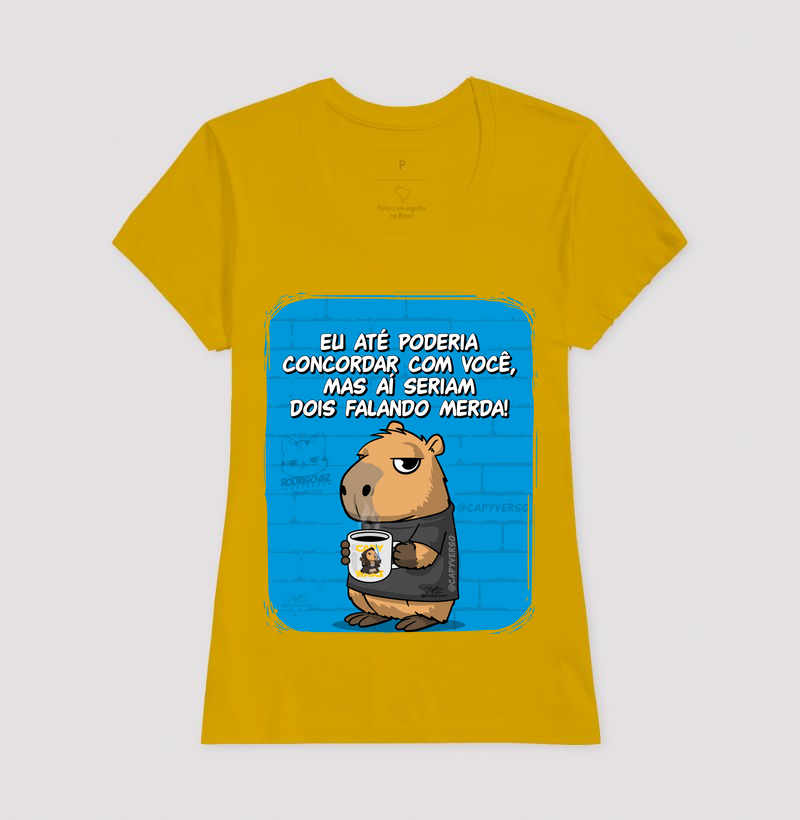 Camiseta Capivara Falando Merda - Imagem 15