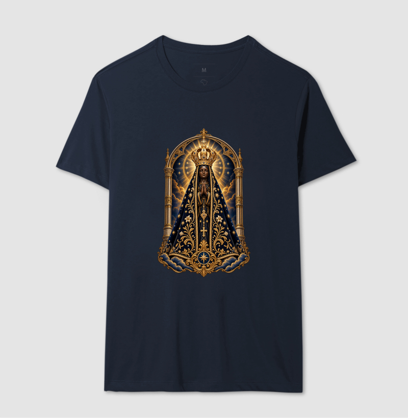 Nossa Senhora Aparecida — Portal Arqueado Celestial e Luz Dourada - Imagem 6
