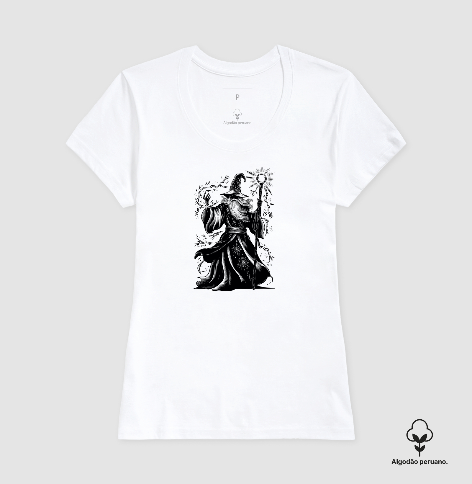 Camiseta Algodão Peruano The Wizard - Imagem 3