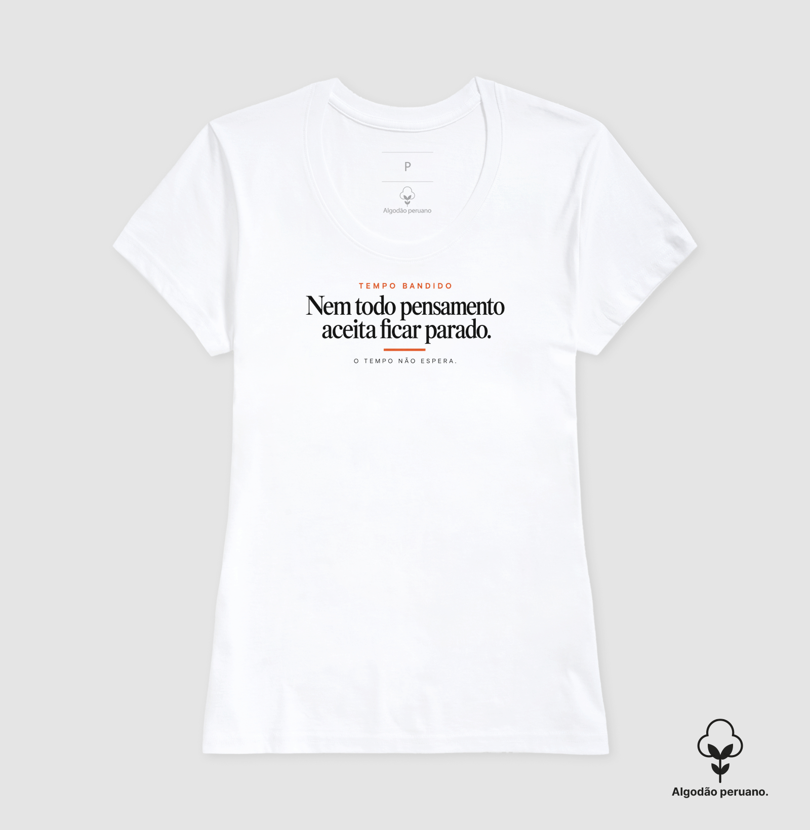 Camiseta Tempo Bandido Em Algodão Peruano - Imagem 6