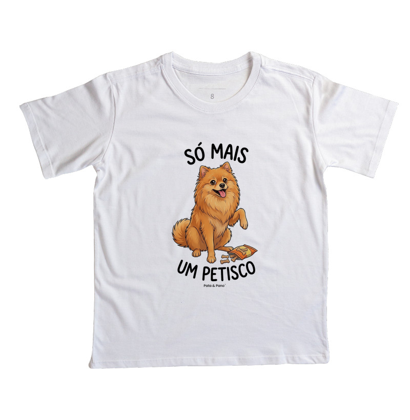 CAMISETA INFANTIL SPITZ ALEMÃO PETISCO - Imagem 4