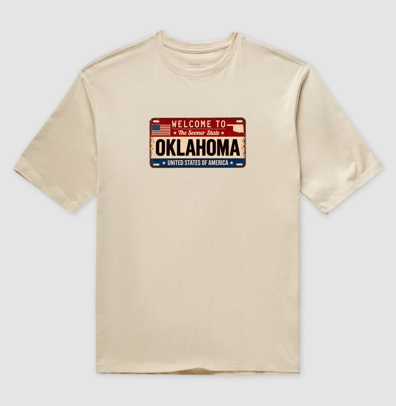 Oklahoma (placa envelhecida) - Imagem 3
