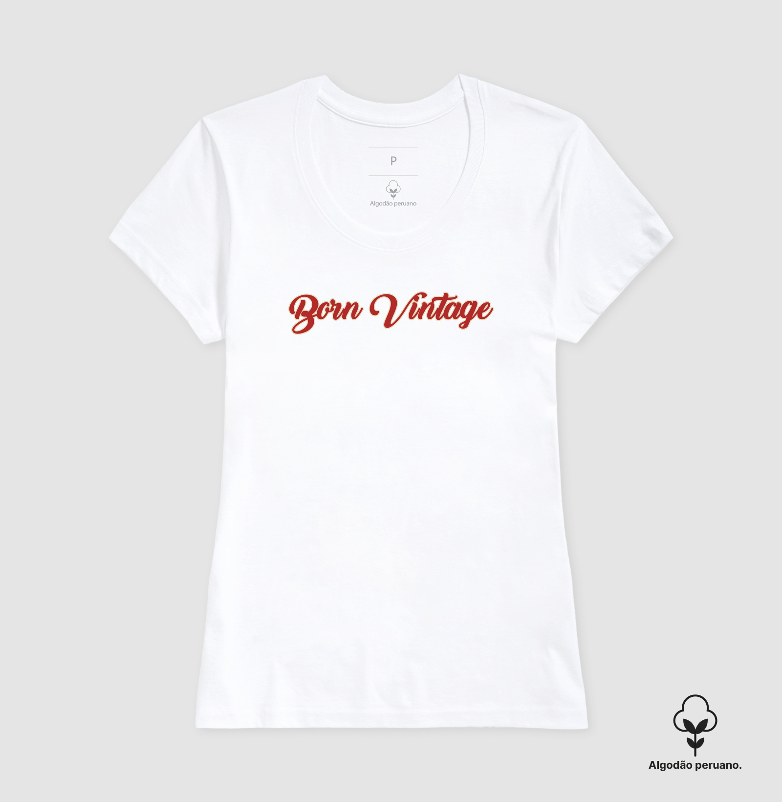 Camiseta Algodão Peruano Born Vintage - Imagem 11